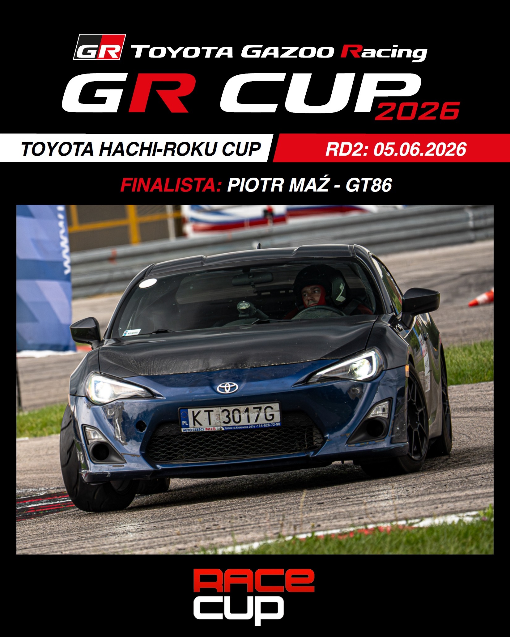 2 runda HACHI ROKU CUP Piotr Maź GT86