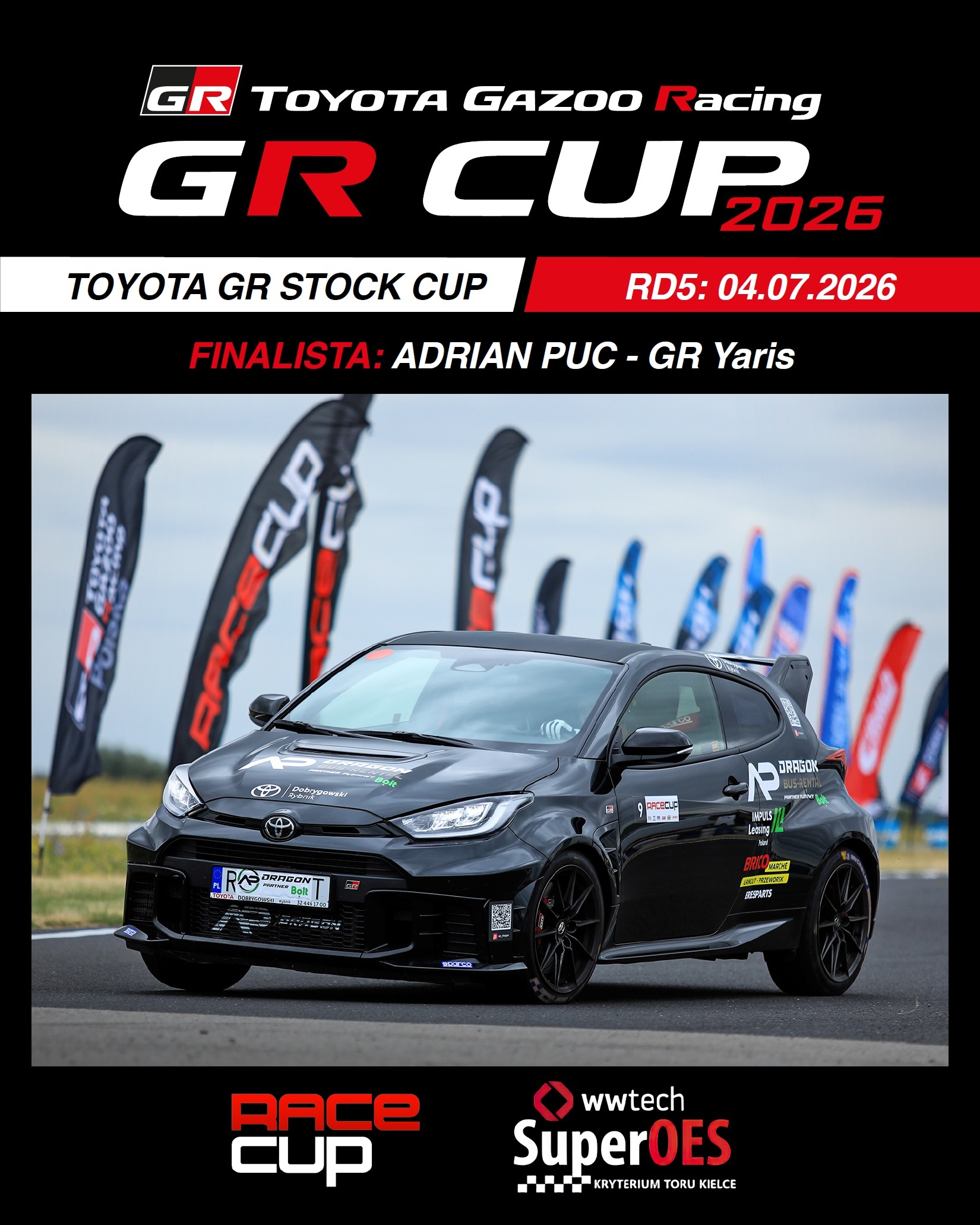 5 runda GR STOCK CUP Adrian Puc GR Yaris