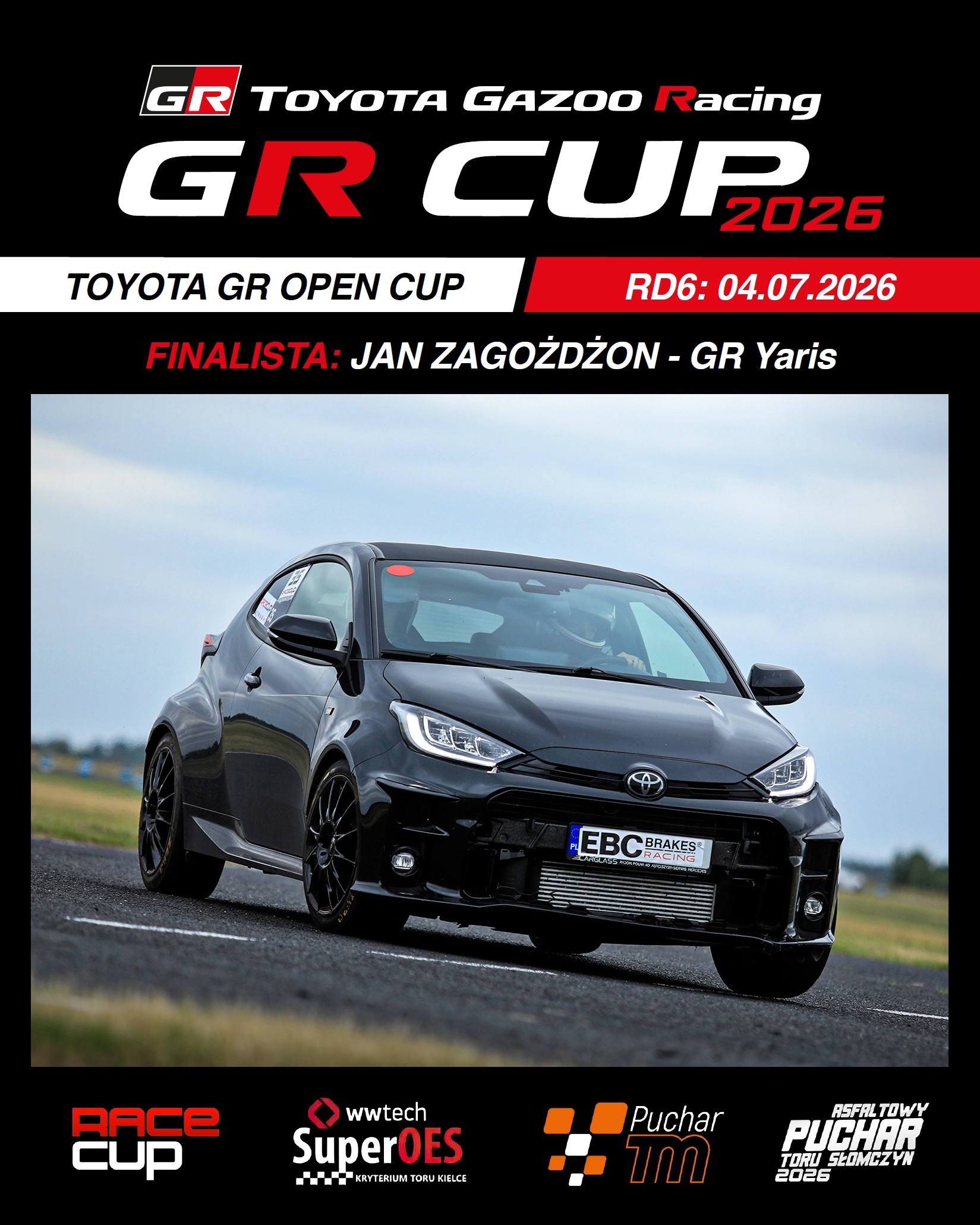 6 runda GR OPEN CUP Jan Zagożdżon GR Yaris