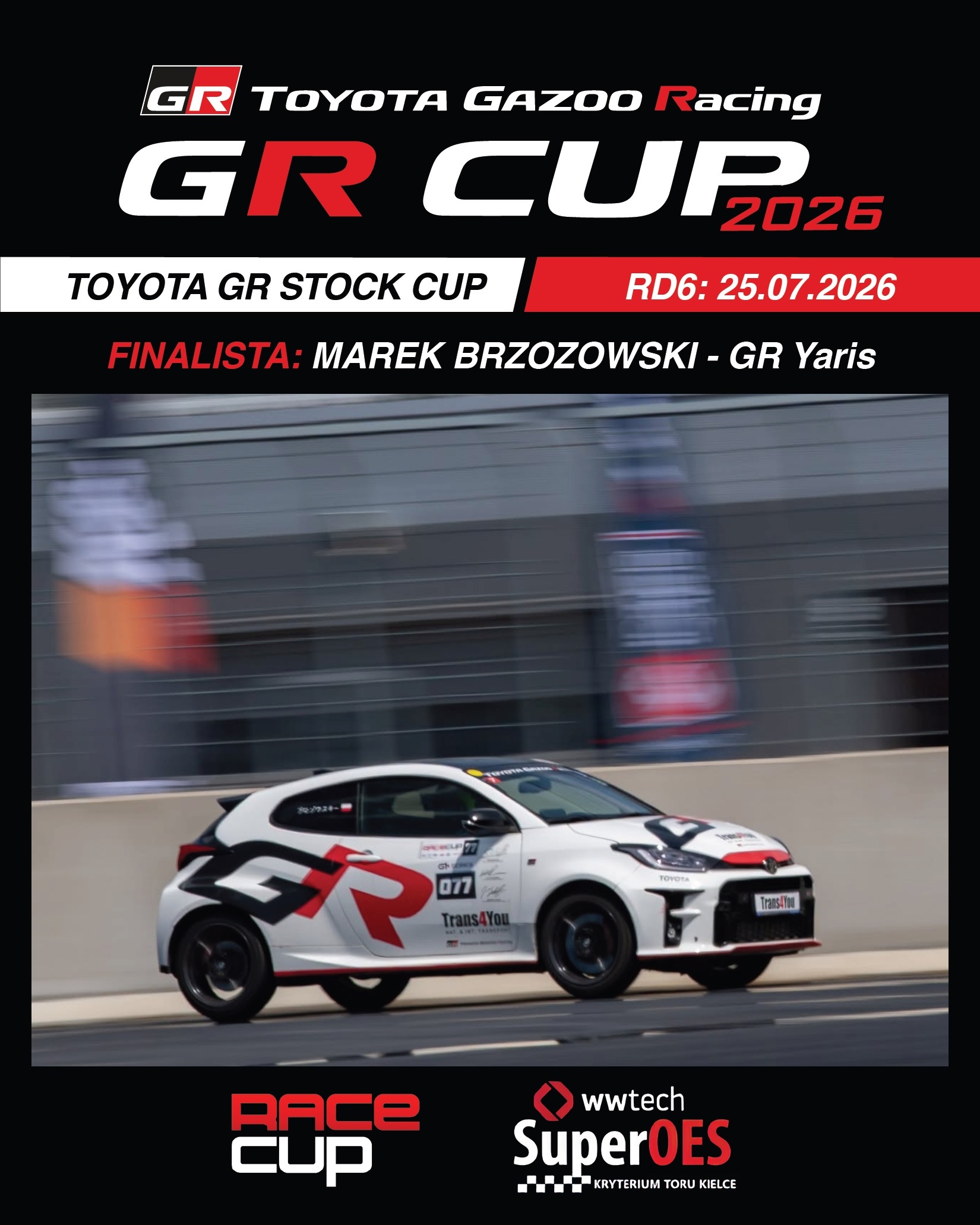 6 runda GR STOCK CUP Marek Brzozowski GR Yaris