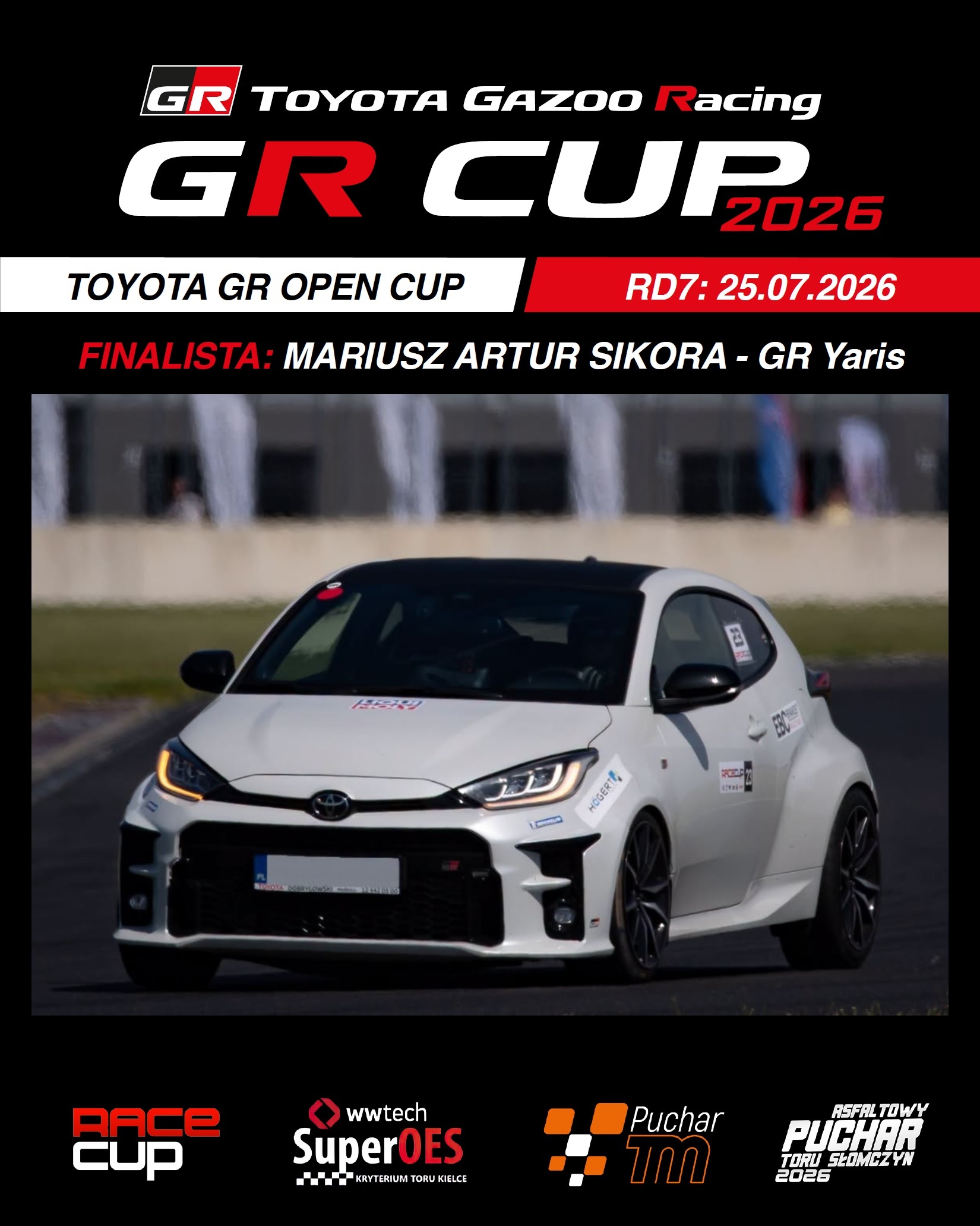 7 runda GR OPEN CUP Mariusz Artur Sikora GR Yaris