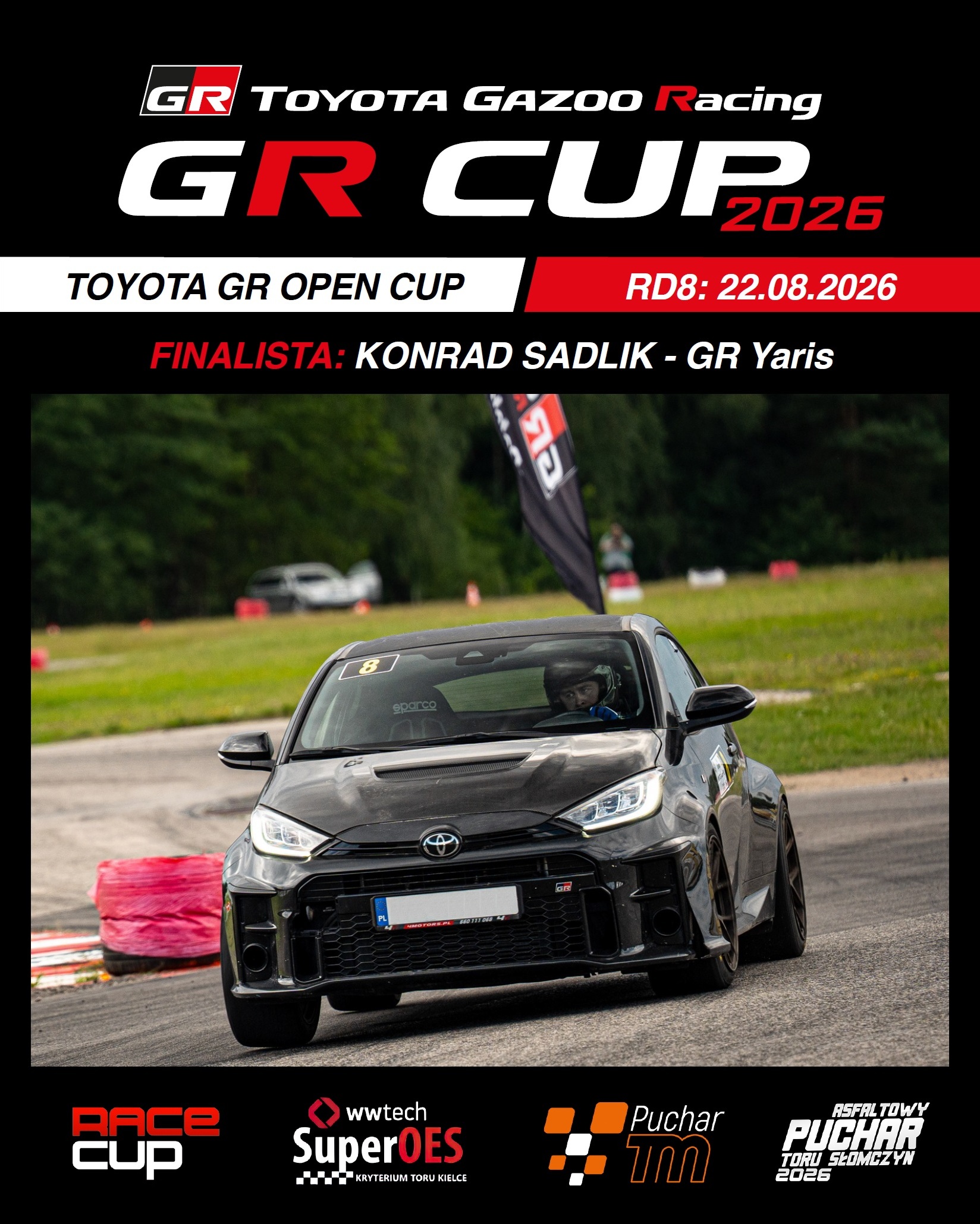 8 runda GR OPEN CUP Konrad Sadlik GR Yaris