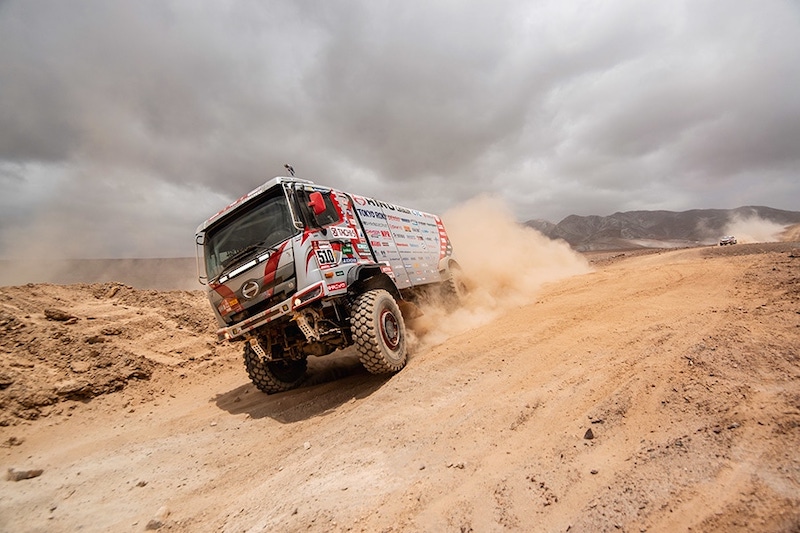 Rajd Dakar ciężarówka Hino