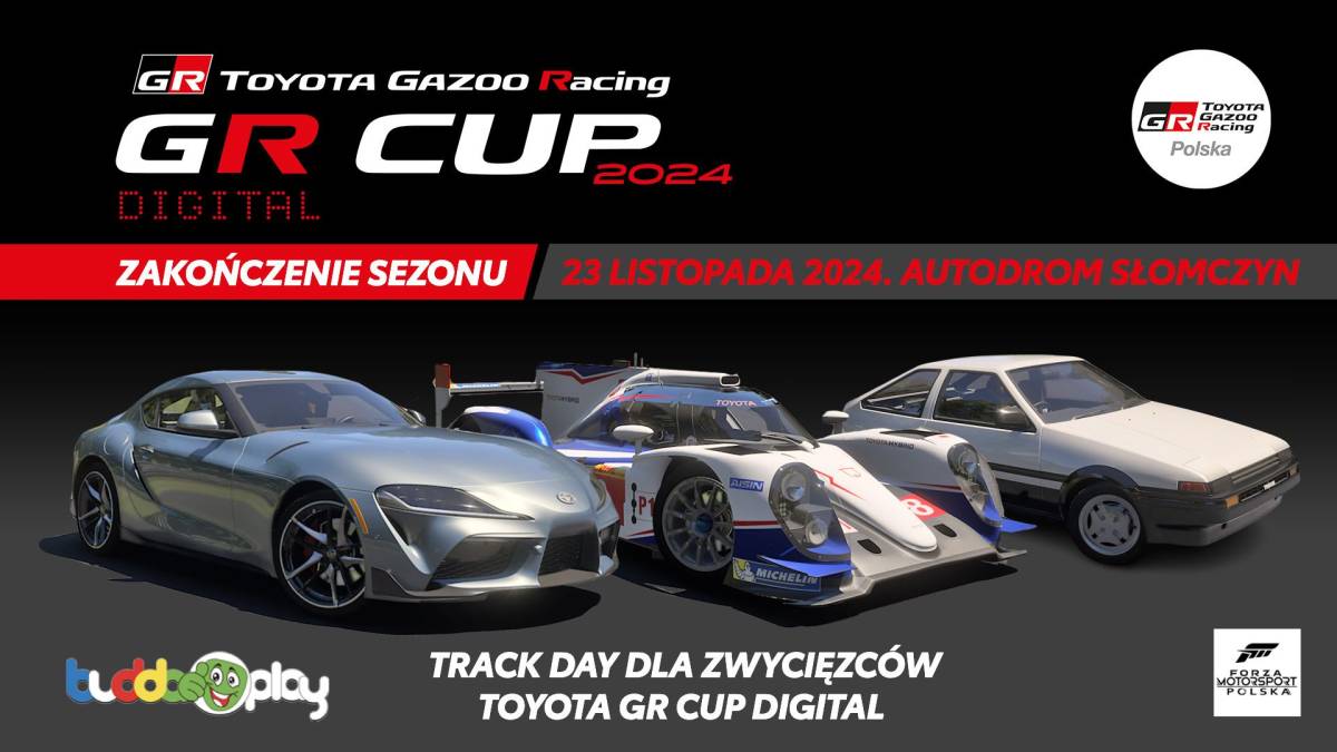 Zakończenie sezonu i rozdanie nagród TOYOTA GR CUP DIGITAL 2024 - Autodrom Słomczyn 23 listopada