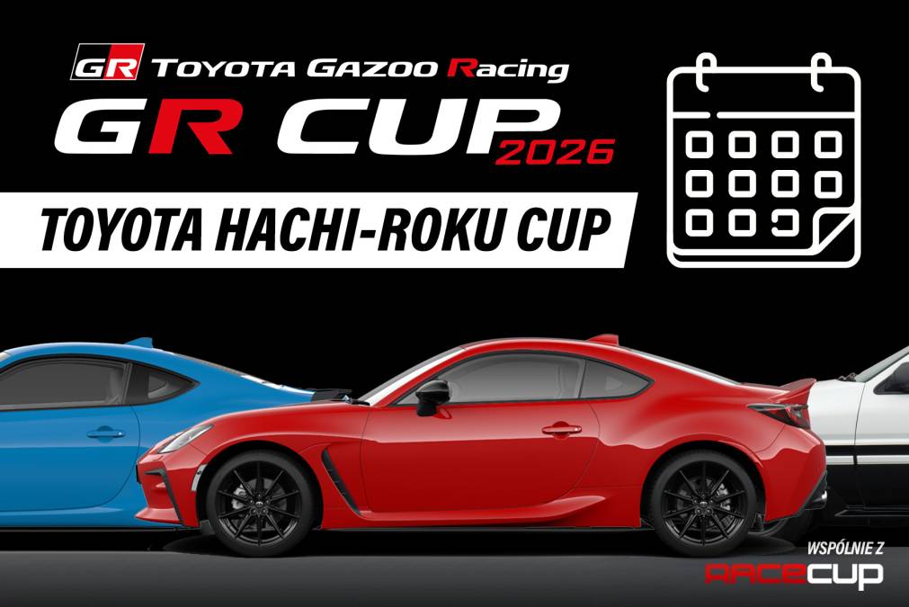 Kalendarz fazy kwalifikacyjnej TOYOTA HACHI-ROKU CUP 2026 (GR86, GT86, AE86)