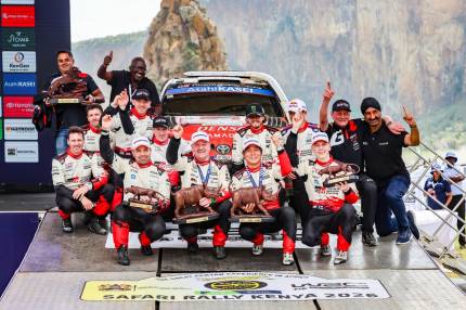 Takamoto Katsuta wygrywa Rajd Safari 2026. Toyota z szóstym triumfem z rzędu