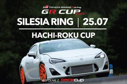 Informacje i zapisy do 4. rundy fazy kwalifikacyjnej TOYOTA HACHI-ROKU CUP - 25.07.2026 Silesia Ring